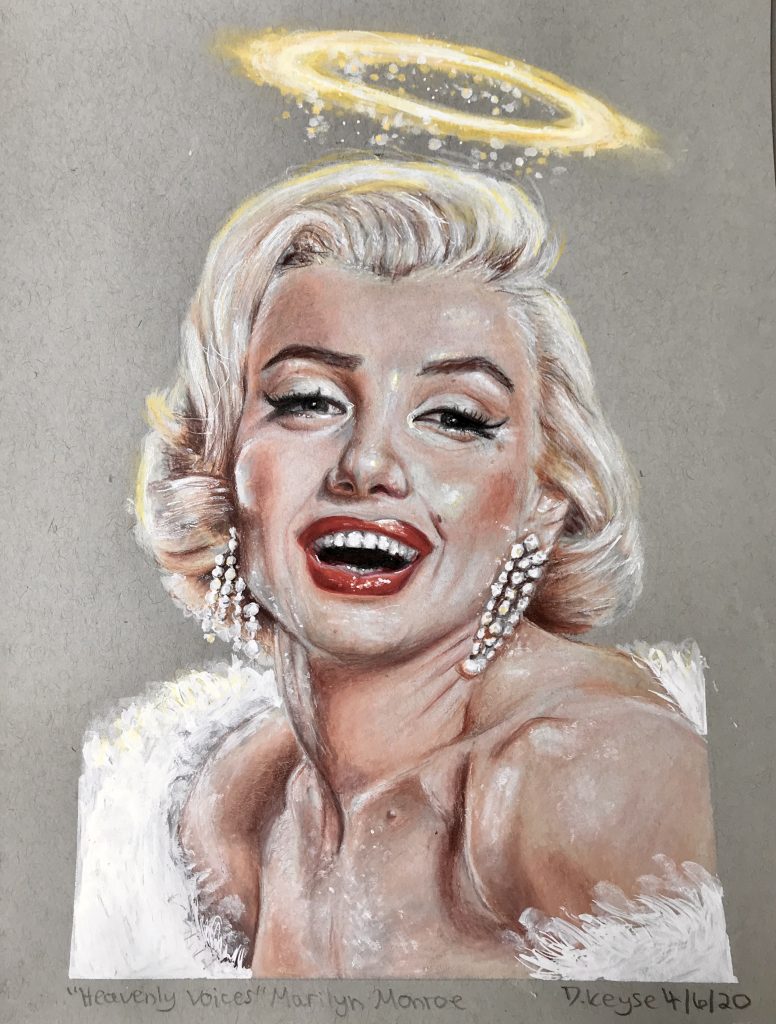Marilyn Monroe illustration by Daniel Keyse